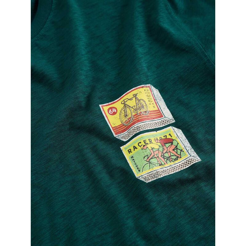 White Stuff Abersoch Graphic Pocket Bike Tee image number 2